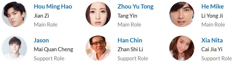 لیست بازیگران سریال چینی Cambrian Period 2017