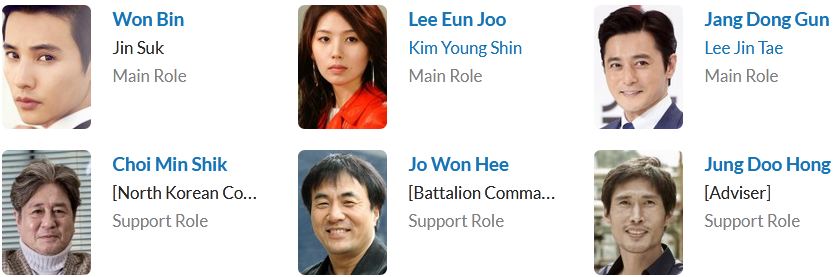 لیست بازیگران فیلم Tae Guk Gi: The Brotherhood of War 2004